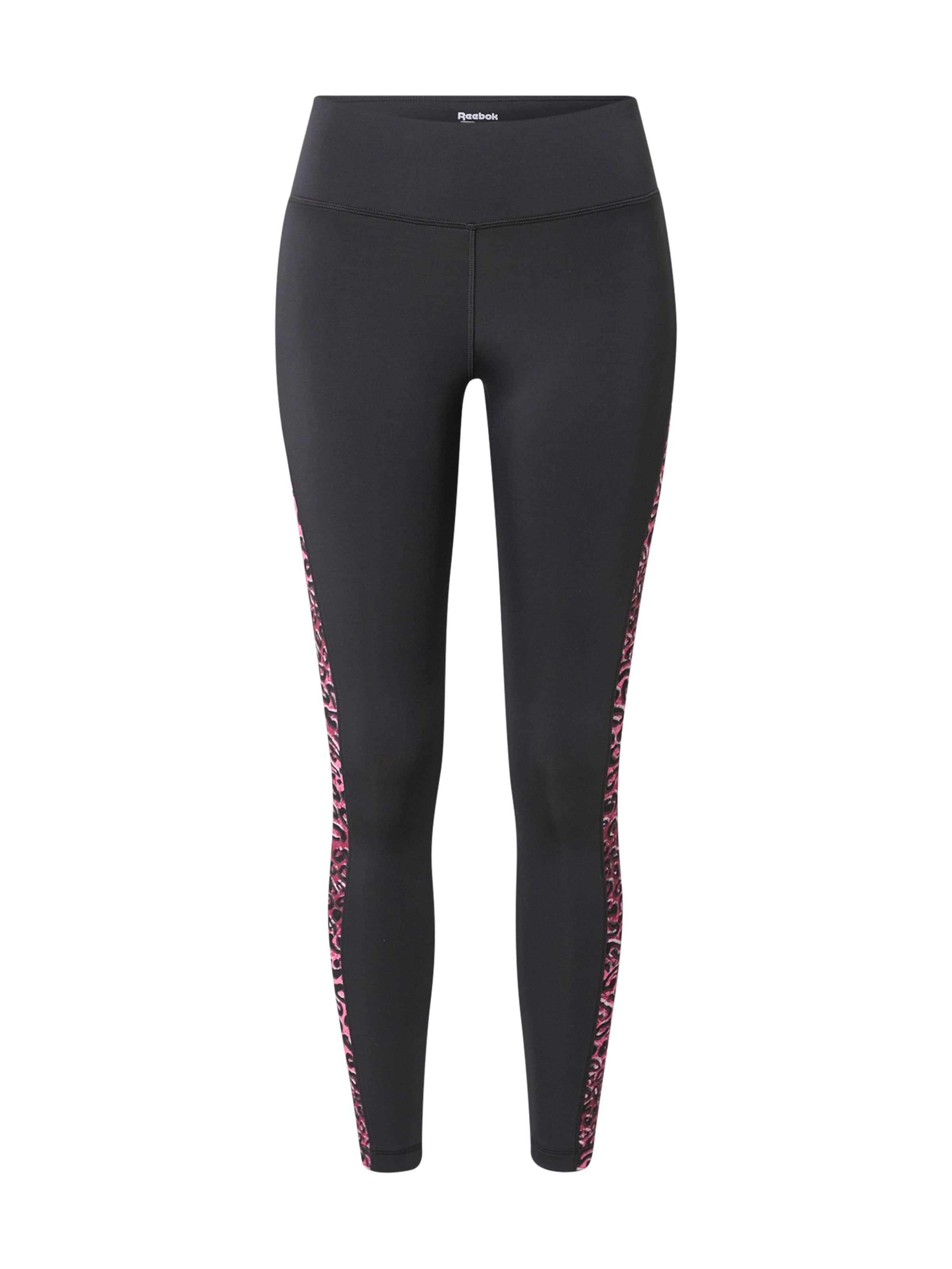 juoda Reebok Siauras Sportinės kelnės: priekis