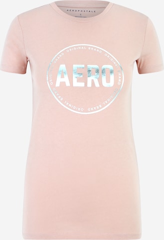 AÉROPOSTALE T-Shirt 'JUN' in Pink: predná strana