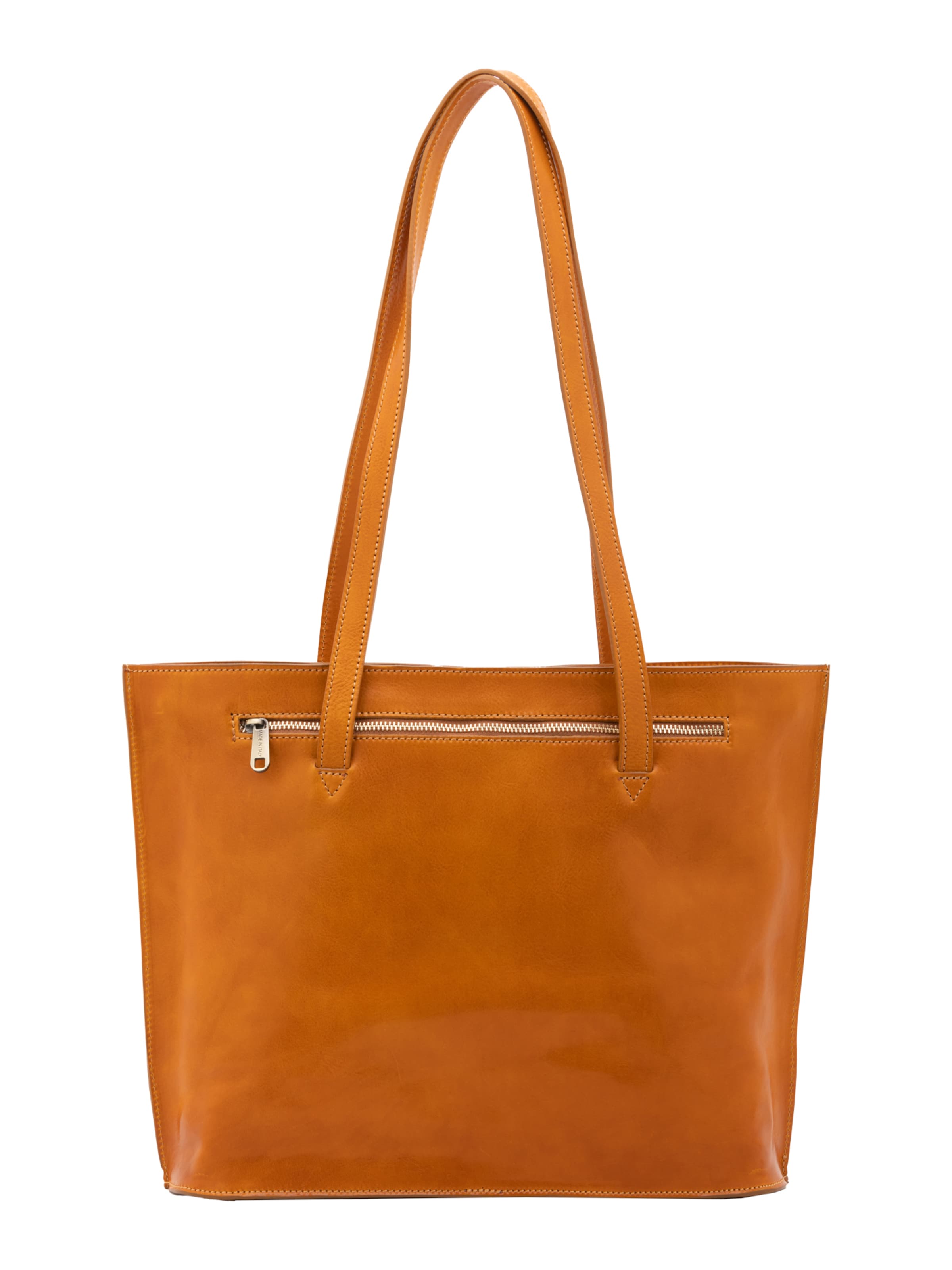 Borsa a spalla 'Borsa a Spalla Donna Pelle Vera Vacchetta - Chiusura Zip Made in Italy' di I Fratelli in grigio