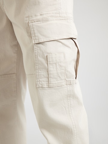 HOLLISTER Tapered Cargobroek in Beige