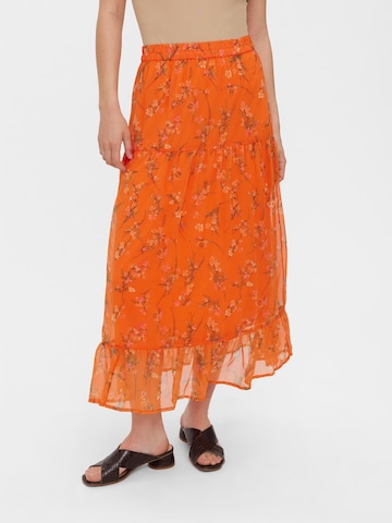 VERO MODA Nederdel 'Kaya' i orange: forside