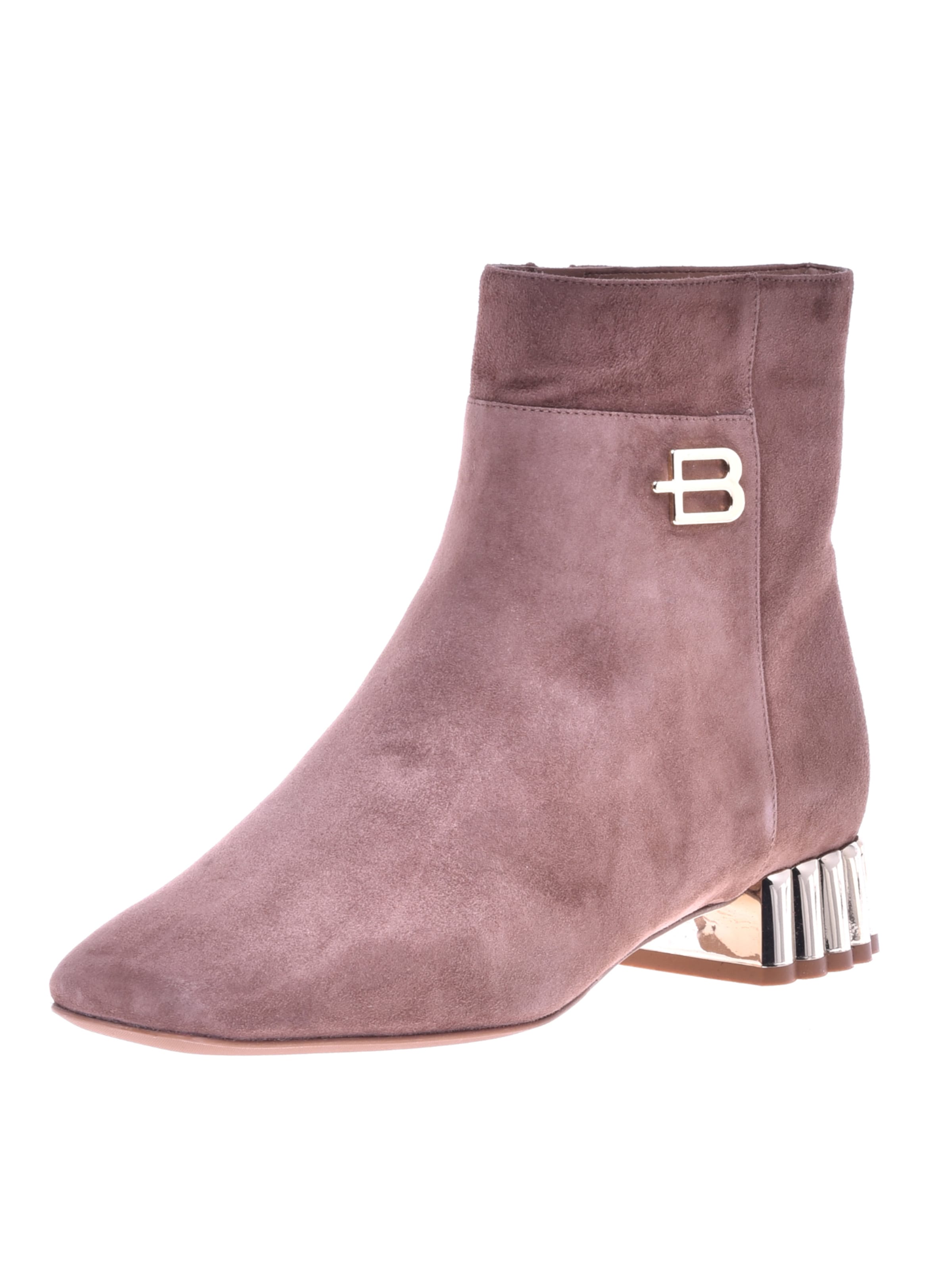 BALDININI Enkellaarsje in Beige: voorkant