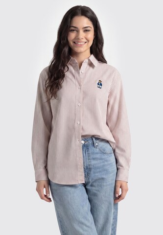 MYMO Blouse in Rood: voorkant