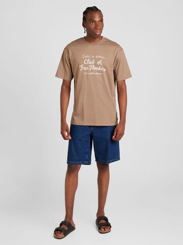 SCOTCH & SODA Koszulka w kolorze brązowy
