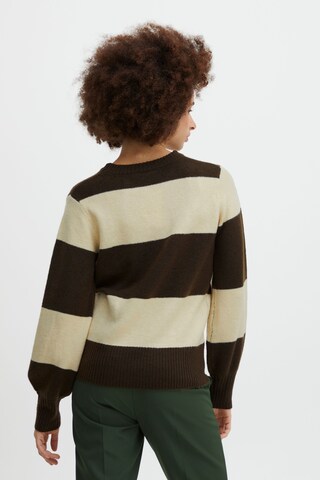 ICHI Sweater 'Eden' in Brown