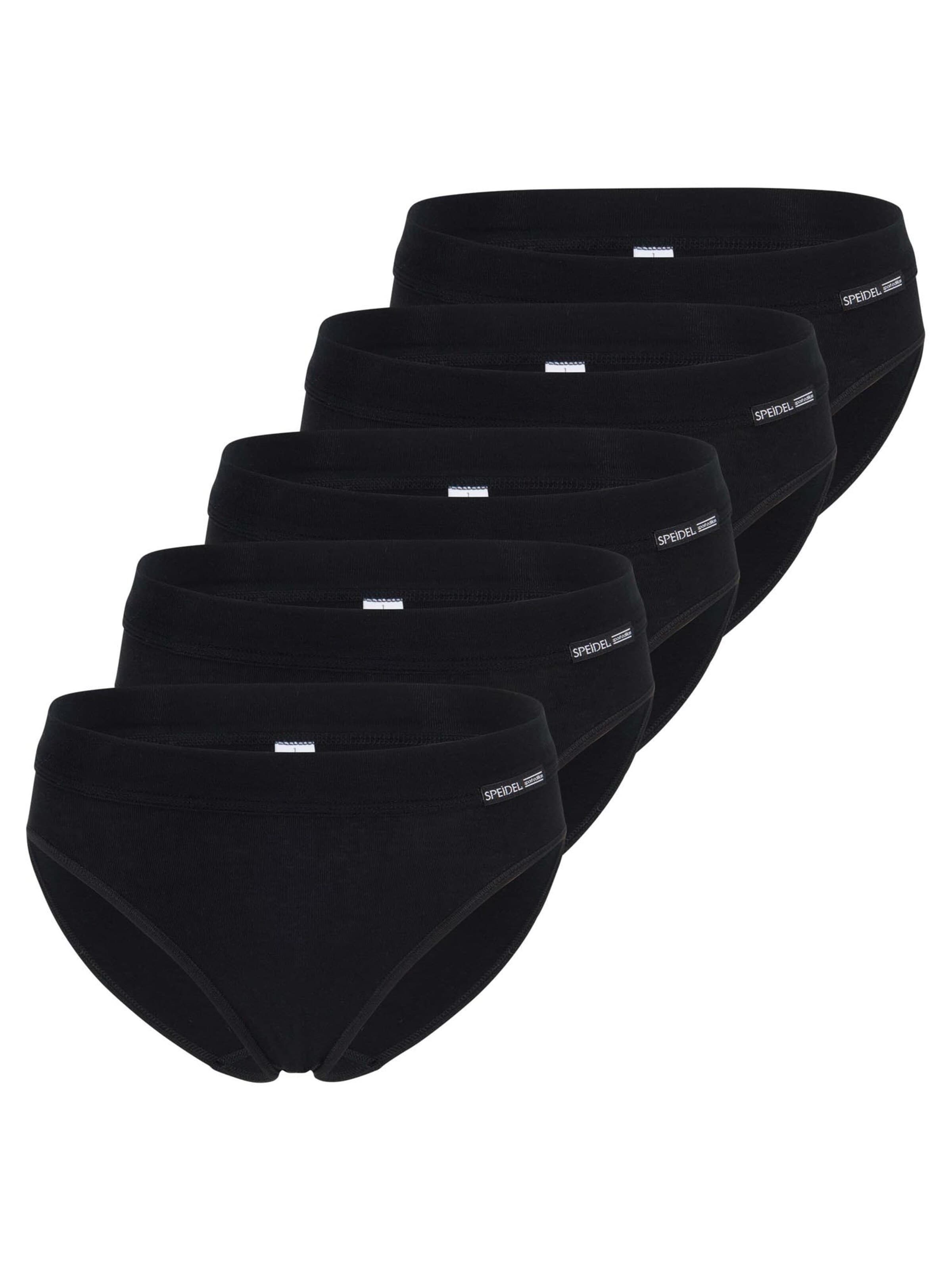 SPEIDEL Panty 'bio.cotton Sport Edition' in Black: front