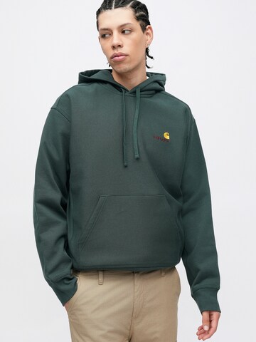 Carhartt WIP Sweatshirt 'American Script' in Green