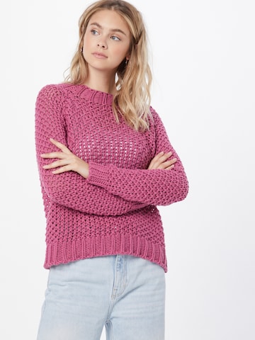 Freebird Sweater in Pink: front