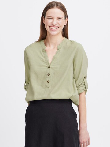 Camicia da donna 'Alakka' di b.young in verde: frontale