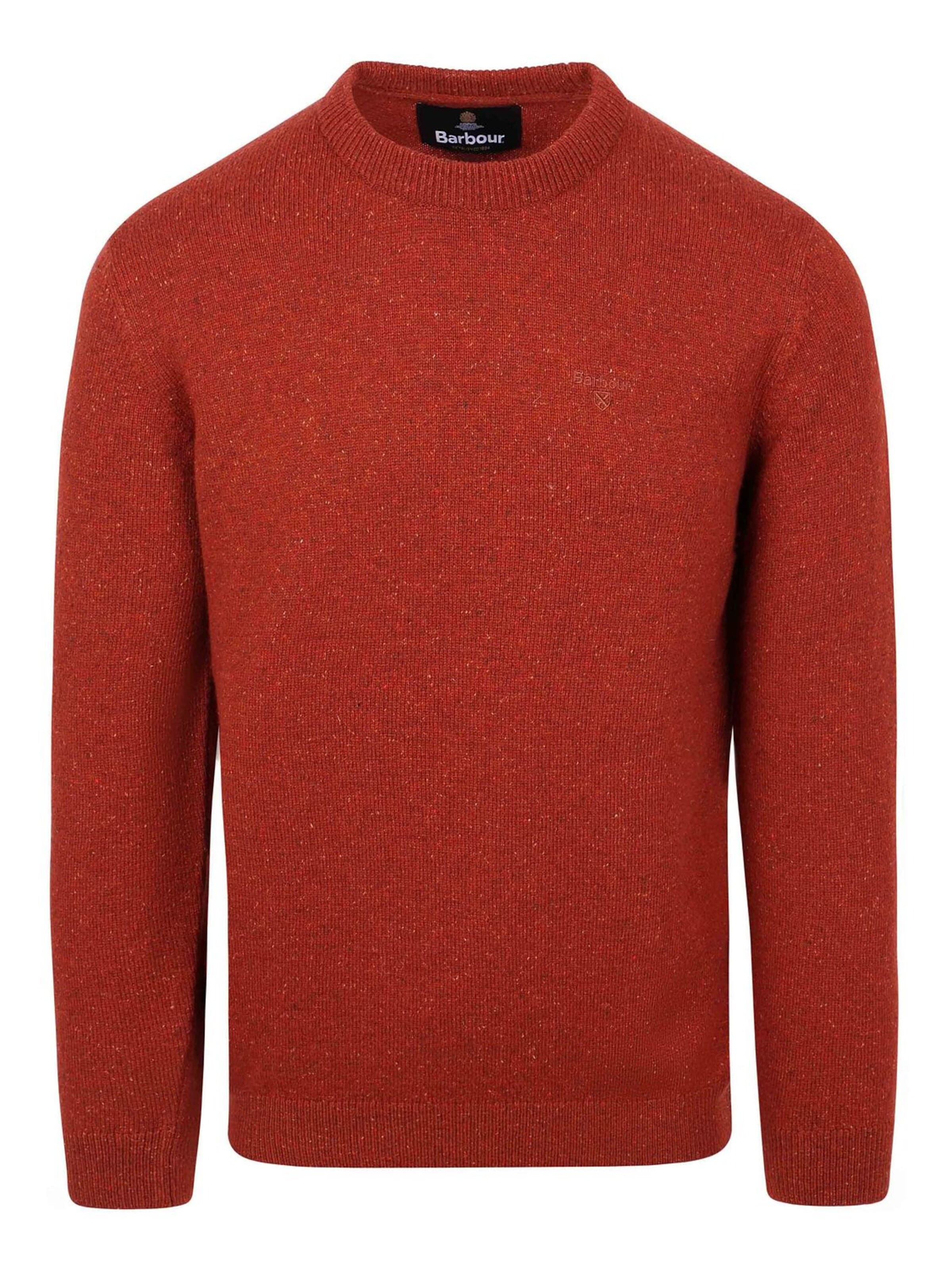 Barbour Sweater 'Tisbury' in Red: front