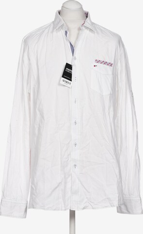 JUPITER Button Up Shirt in XL in White: front