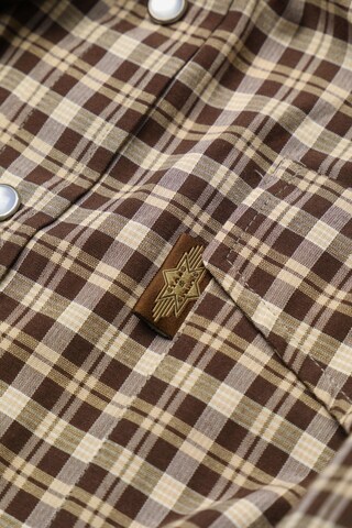 Stars&Stripes Button Up Shirt in M in Brown