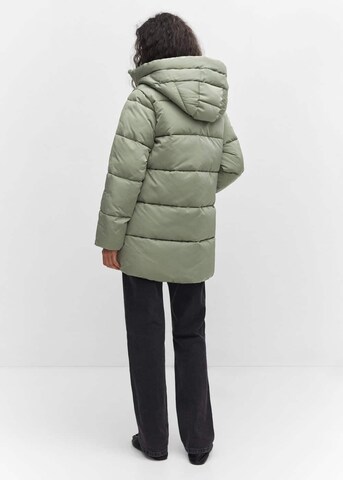 MANGO Winter Jacket 'Tokyo' in Green