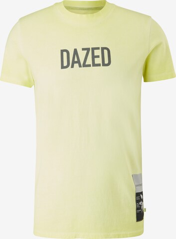 T-Shirt QS en jaune : devant