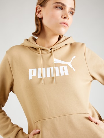 PUMA Athletic Sweatshirt 'ESSENTIAL' in Brown