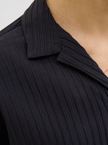 JACK & JONES Comfort fit Button Up Shirt in Black