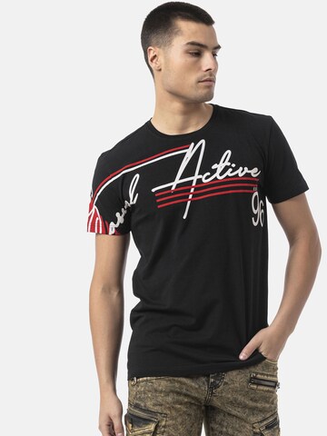 CIPO & BAXX T-Shirt 'CT796' in Regular Fit in Schwarz