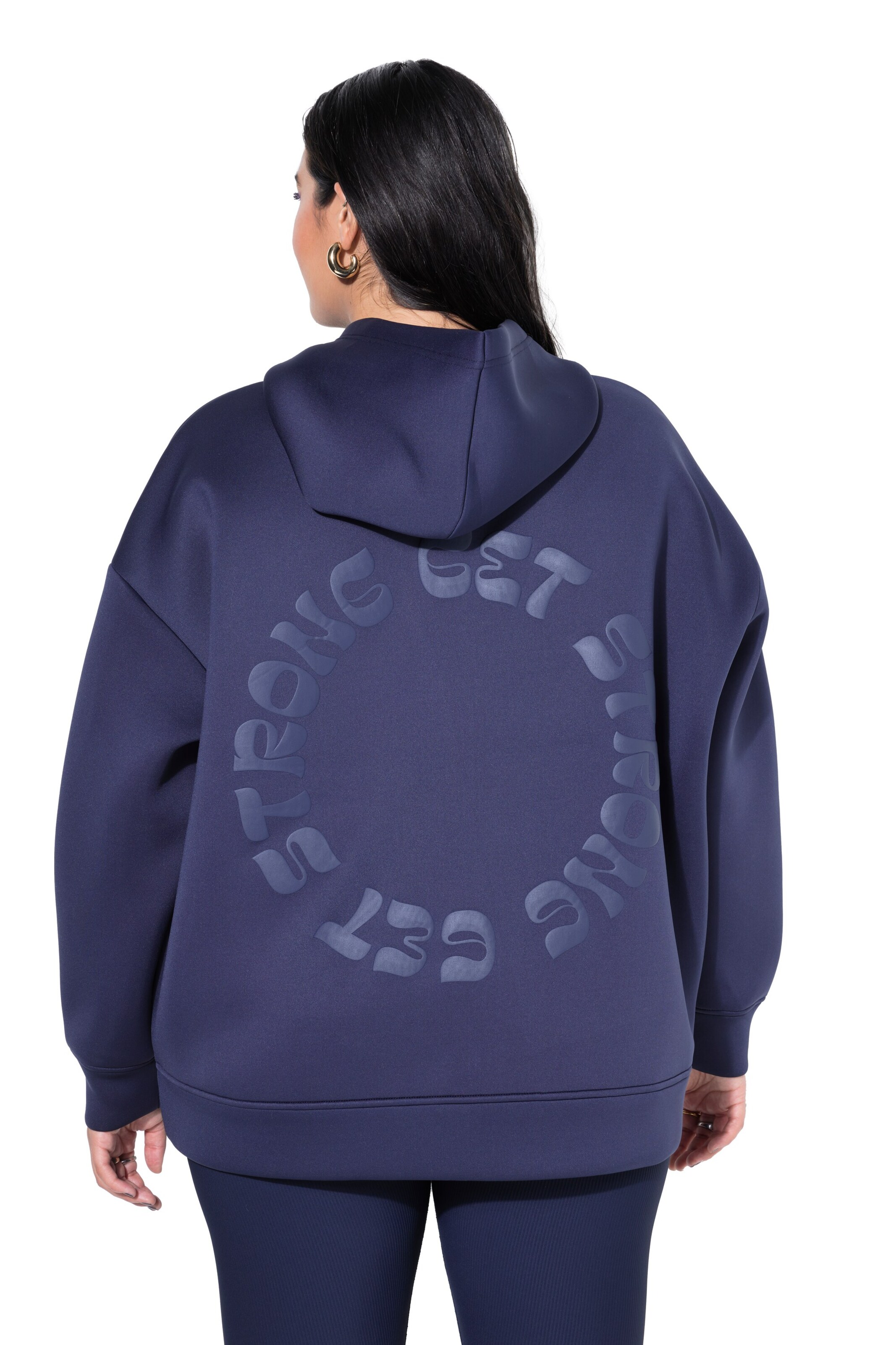 Studio Untold Zip-Up Hoodie in Blue