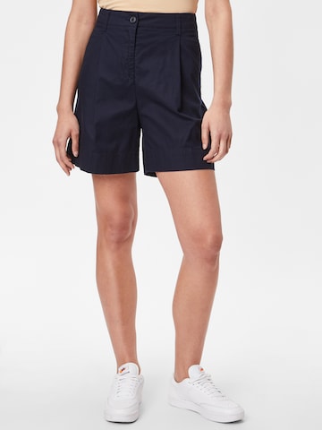 UNITED COLORS OF BENETTON Wide Leg Shorts in Blau: predná strana