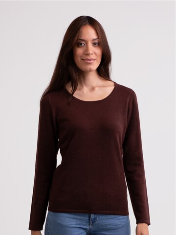 Pullover di CASH-MERE.CH in marrone: frontale