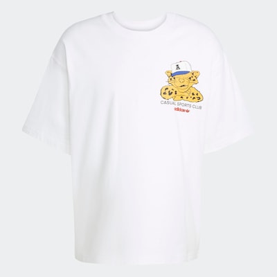 ADIDAS ORIGINALS Shirt 'Wabash' in Light blue / Yellow / Red / White, Item view