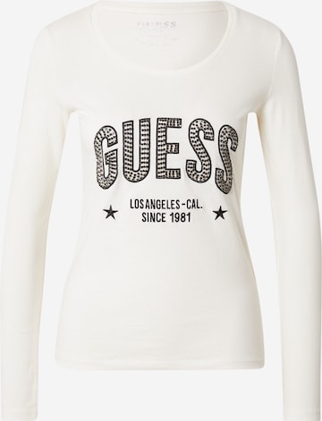 GUESS T-Shirt 'MIRELA' in Weiß: predná strana