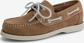 Travelin Flats 'Foss' in Brown: front