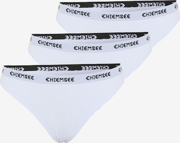 CHIEMSEE Thong in White: front