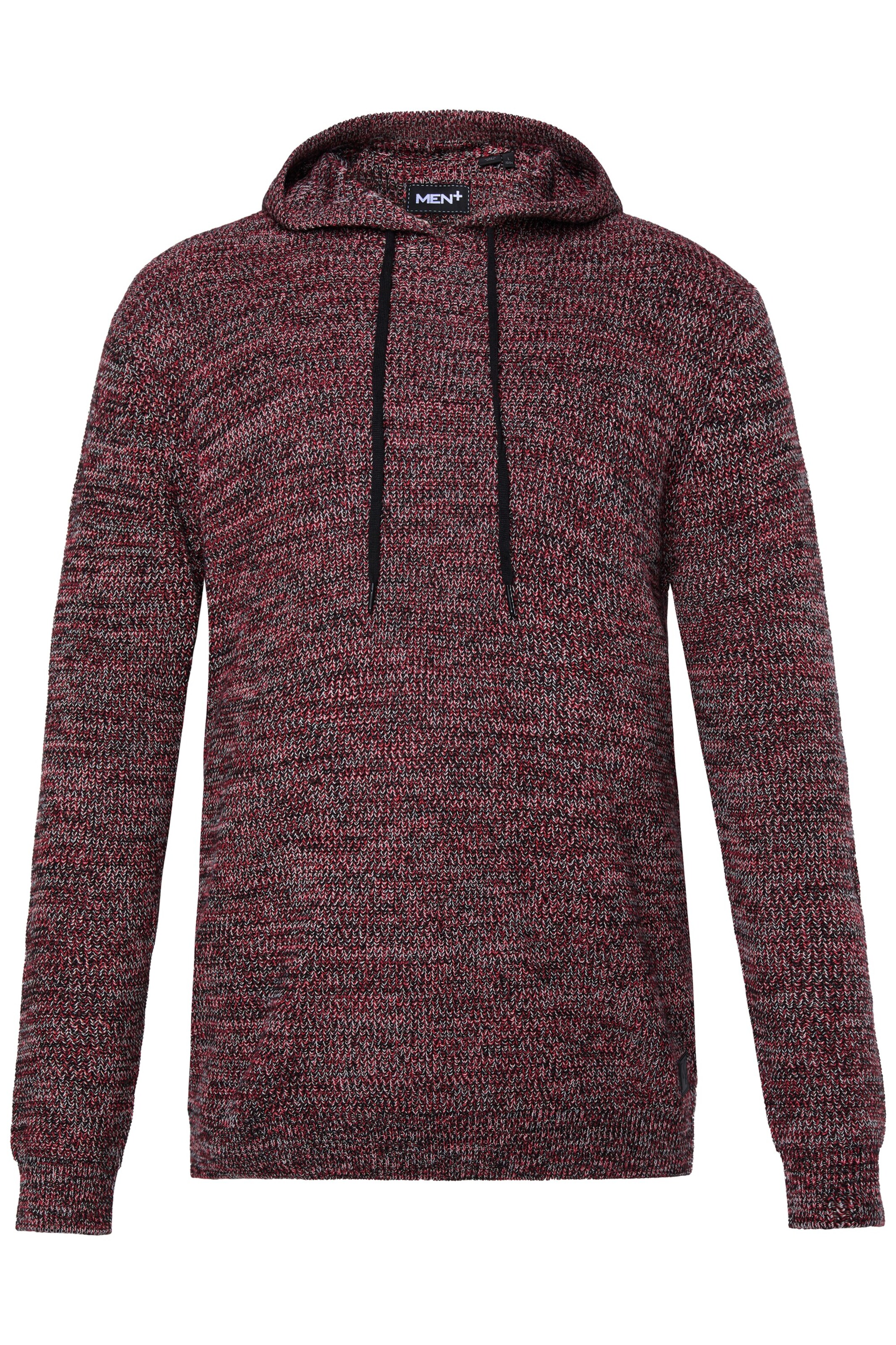 Men Plus Pullover in Rot: Vorderseite
