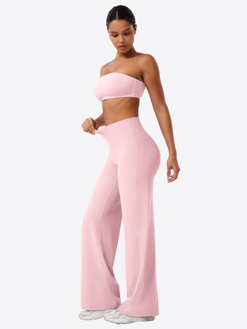 ZAAYO Wide leg Workout Pants in Pink