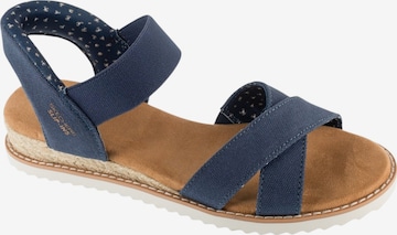 Sandales 'Skechers Desert Kiss' SKECHERS en bleu : devant