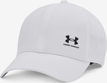 UNDER ARMOUR Athletic Cap 'Iso Chill' in White: front