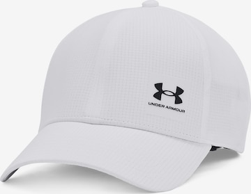 UNDER ARMOUR Athletic Cap in White: front