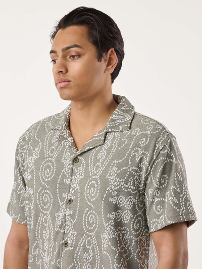Denim Factory Chemise 'Resort' en XXL en gris chiné, Vue avec produit