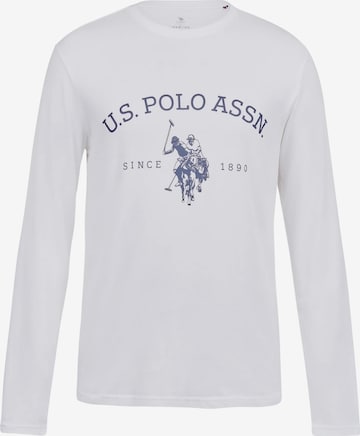 U.S. POLO ASSN. Tričko ' Kaiser ' – bílá: přední strana