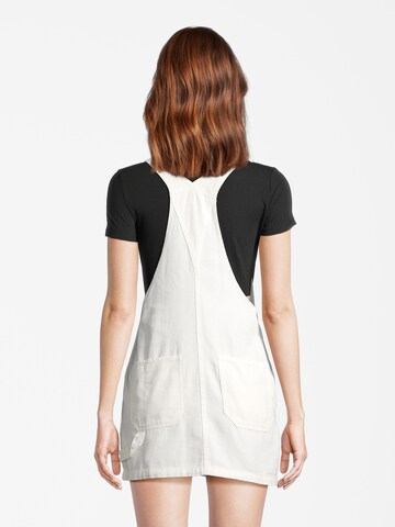 AÉROPOSTALE Dungaree skirt in Beige