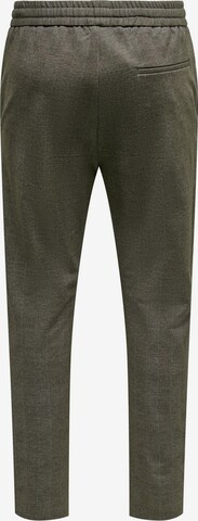 Only & Sons Tapered Pants 'Linus' in Brown