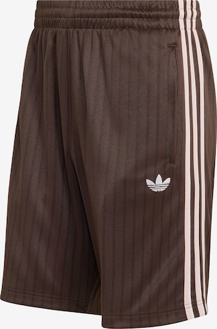 Regular Pantalon 'Firebird' ADIDAS ORIGINALS en marron : devant