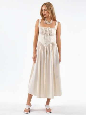 Busem Dress 'Midi' in Beige