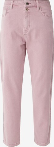 s.Oliver Slimfit Jeans in Roze: voorkant