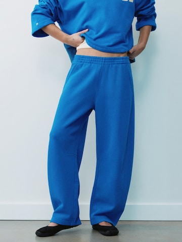 Pull&Bear Barrel Kalhoty – modrá: přední strana