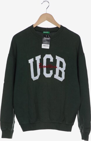 UNITED COLORS OF BENETTON Sweatshirt & Zip-Up Hoodie in M in Green: front