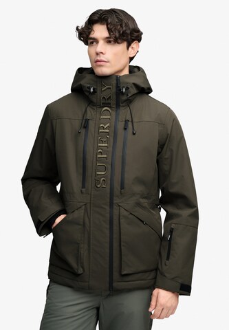 Veste d’hiver 'Ultimate Freestyle' Superdry & Co en vert : devant