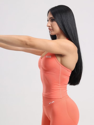 neverover - Top deportivo 'Hue Halter Seamless Top' en naranja