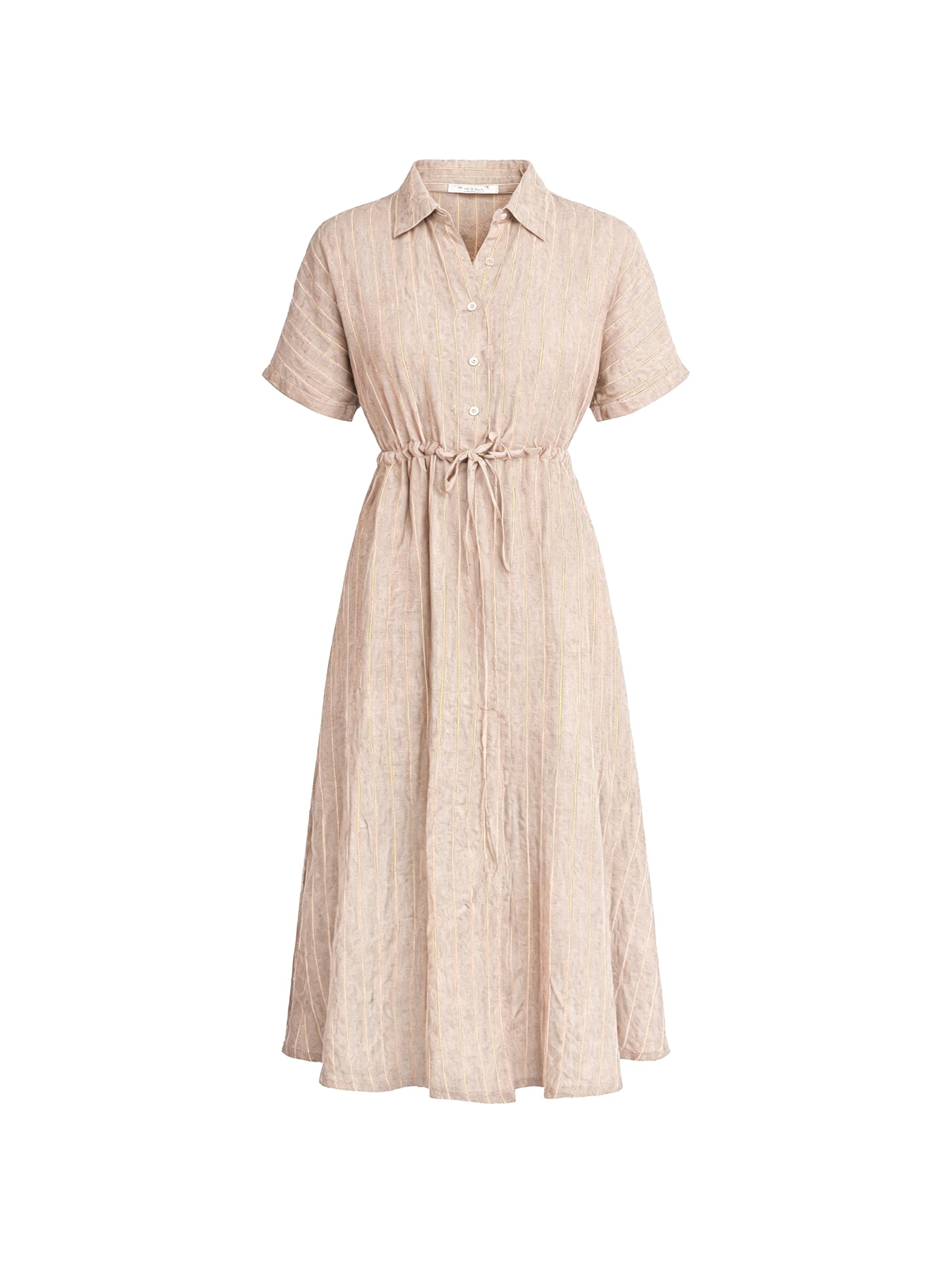 Abito di Haris Cotton in beige: frontale