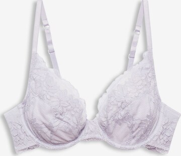 ESPRIT T-shirt Bra in Purple: front