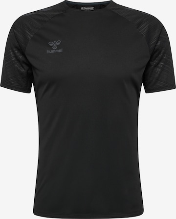 Hummel Sportshirt 'Pro' in Schwarz: Vorderseite