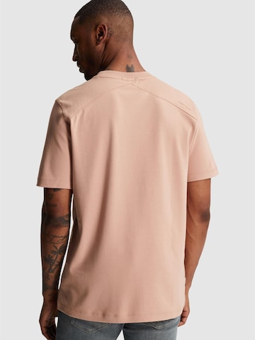 CAST IRON T-shirt 'T-shirt in interlock jersey with crew neck' i orange