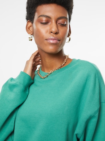 WEEKDAY Sweatshirt 'Essence Standard' in Green