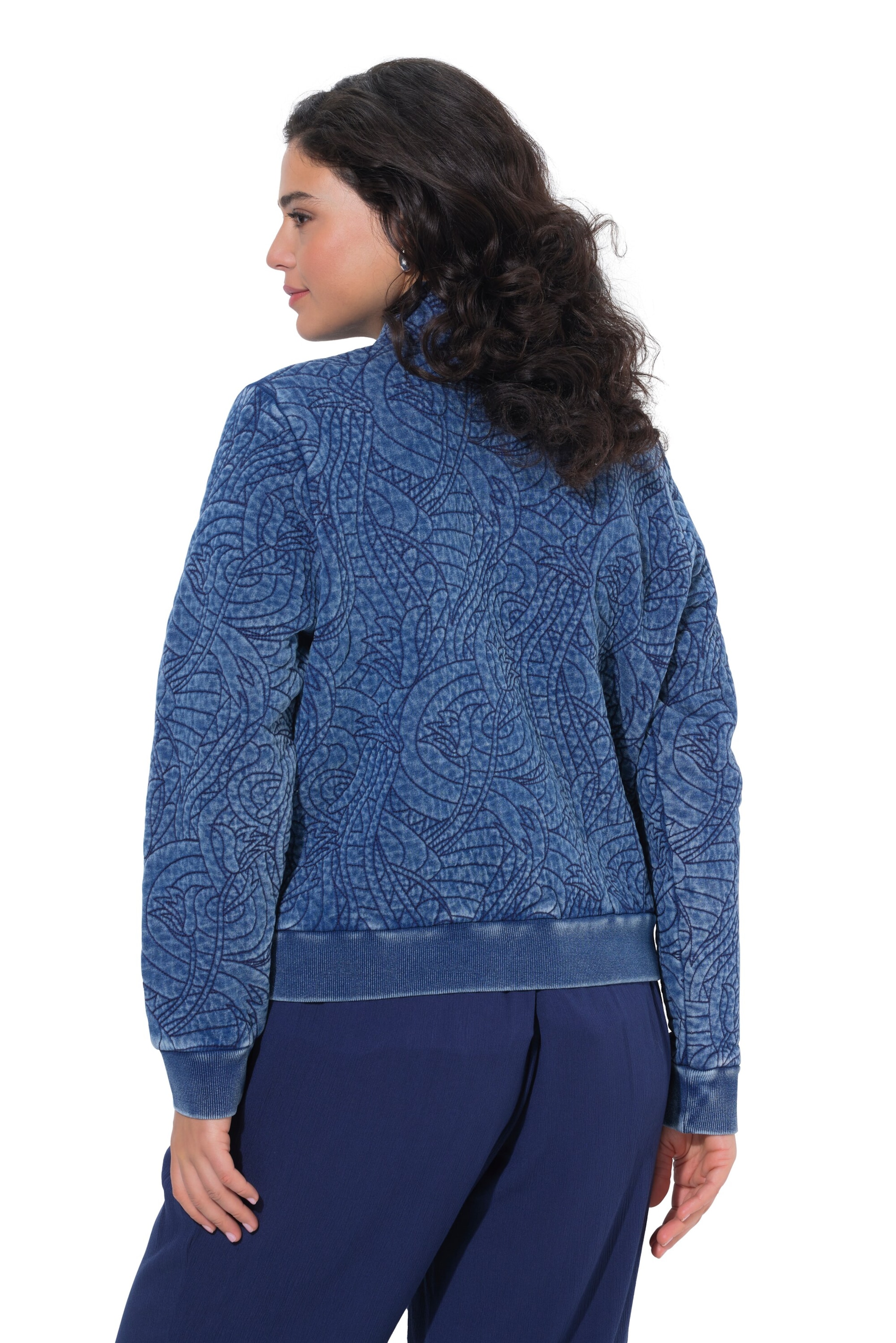 Ulla Popken Between-season jacket in Blue